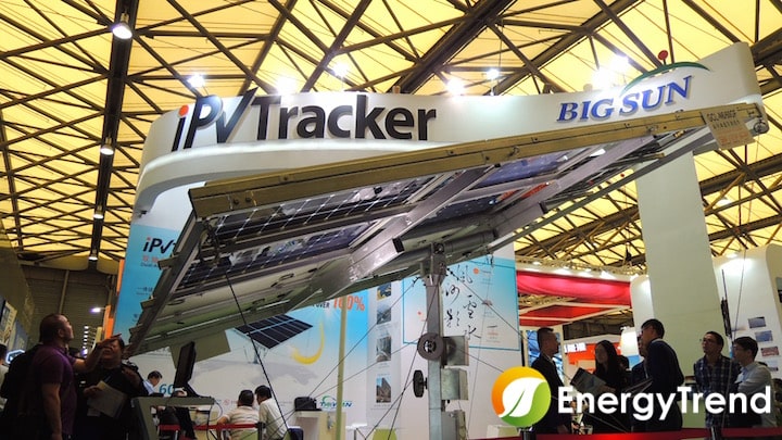 Bigsun upgraded iPV tracker system improves reliability and PV solar green energy generation. Patented and best solar tracker design in the world.